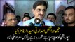 Nominated the most suitable person for president, Murad Ali Shah urges opposition to unite