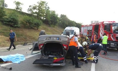 Sultanbeyli'de feci kaza