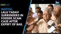 Watch: Lalu Yadav surrenders in fodder scam case after expiry of bail