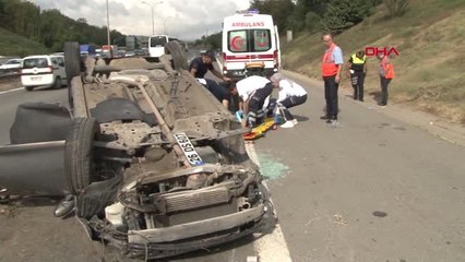 İstanbul- Tem'de Feci Kaza 2 Ölü