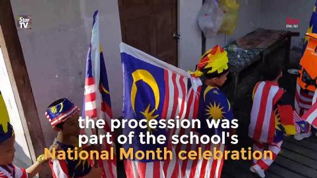 Pupils of SK Bako celebrate National Day with “Sayangi Malaysiaku” activities