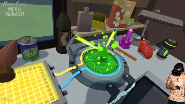 MAKE A ROBOT IN RICK AND MORTY VR? (Rick and Morty: Virtual Rick-ality VR HTC Vive Funny Gameplay)