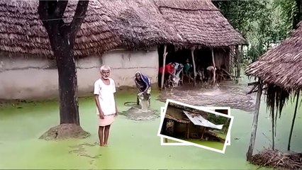 अमेठी: बरसात से जलमग्न हो गए कई घर, प्रशासन की तरफ से नहीं मिल रही कोई मदद