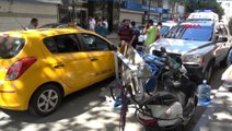 Bonzai İçip Kaza Yapan Taksiciye Meydan Dayağı
