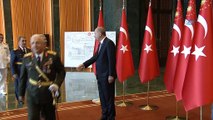 Cumhurbaşkanı Erdoğan tebrikleri kabul etti