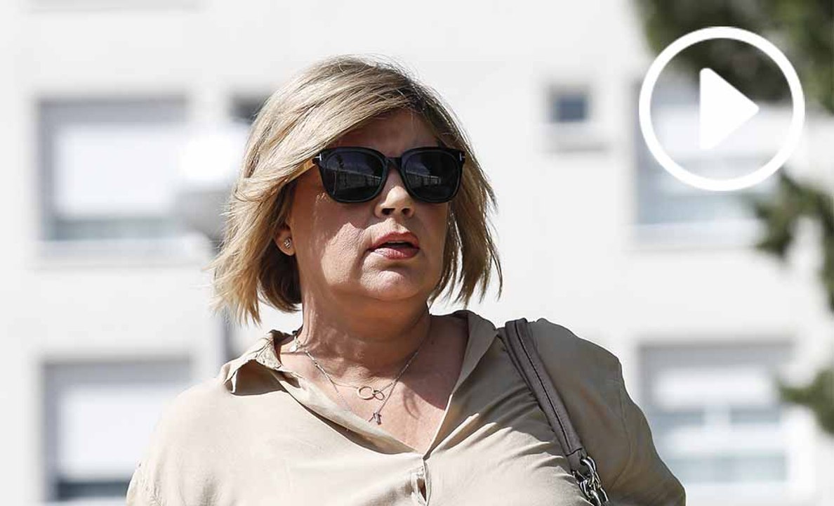 Carmen Borrego, muy arropada tras su operación estética