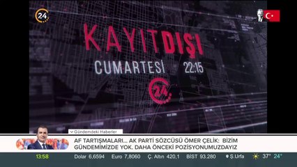 Kayıt Dışı cumartesi 22:15'te 24 TV'de