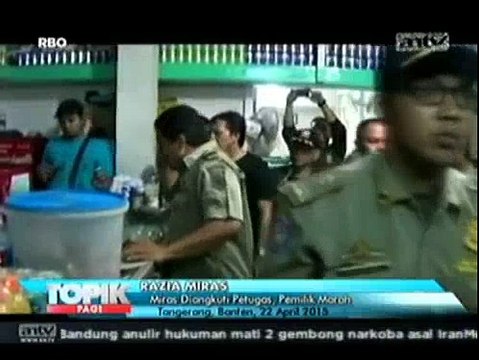 Razia Miras di Tangerang Berujung Ricuh