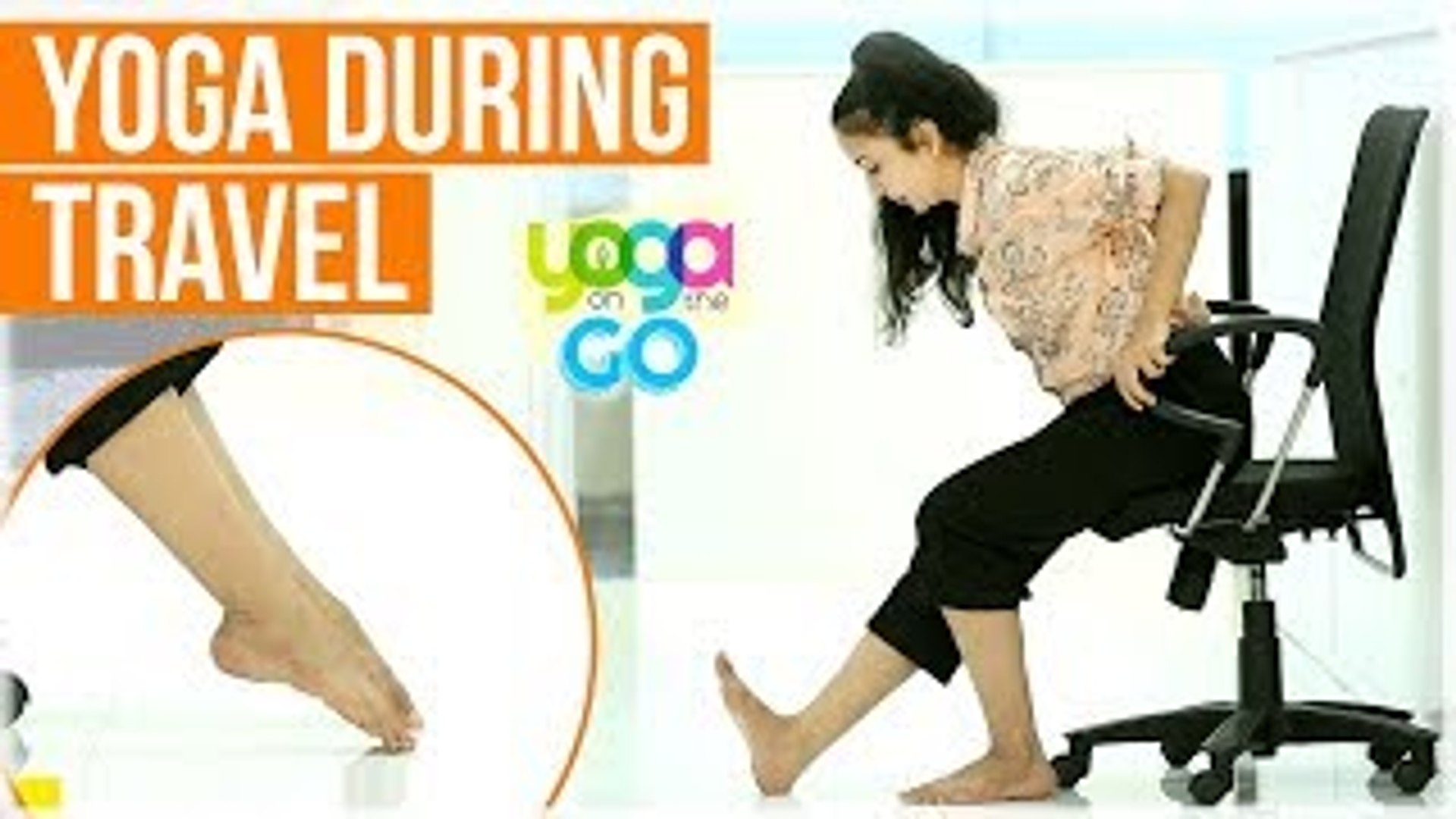 Yoga For Travel | Yoga For Long Trips | Yoga During Travel | Travel Yoga Video | Yoga On The Go
