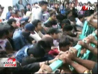 Demo Tolak Bandara Kulon Progo Berakhir Ricuh