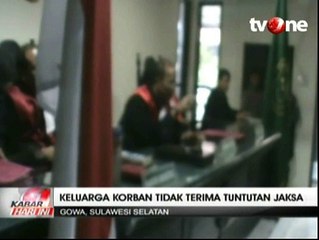 Sidang Pembunuhan di Gowa Berlangsung Ricuh