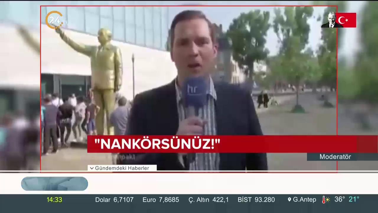 PKK yandaşı Türkiye asıllı Alman muhabir şok oldu!