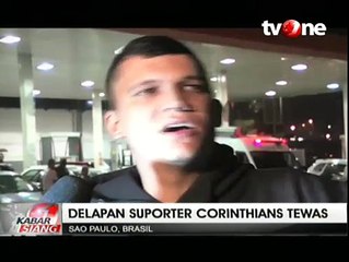 8 Suporter Corinthians Tewas Diberondong Peluru