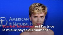 Scarlett Johansson est l’actrice la mieux payée du moment