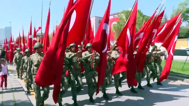 Büyük Zafer'in 96. yılı kutlanıyor - Geçit töreni (1) - ANKARA
