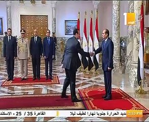 نواب المحافظين يؤدون اليمين الدستورية أمام الرئيس السيسى