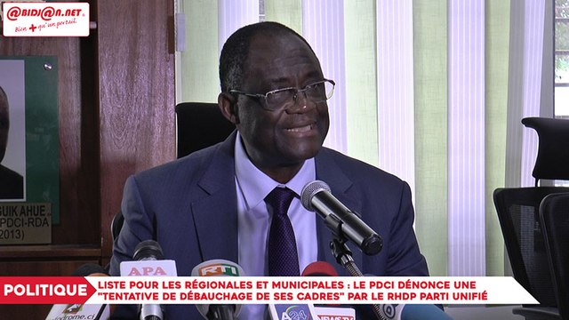 municipales et régionales : Le PDCI dénonce une ''tentative de débauchage de ses cadres'' par le RHDP parti unifié