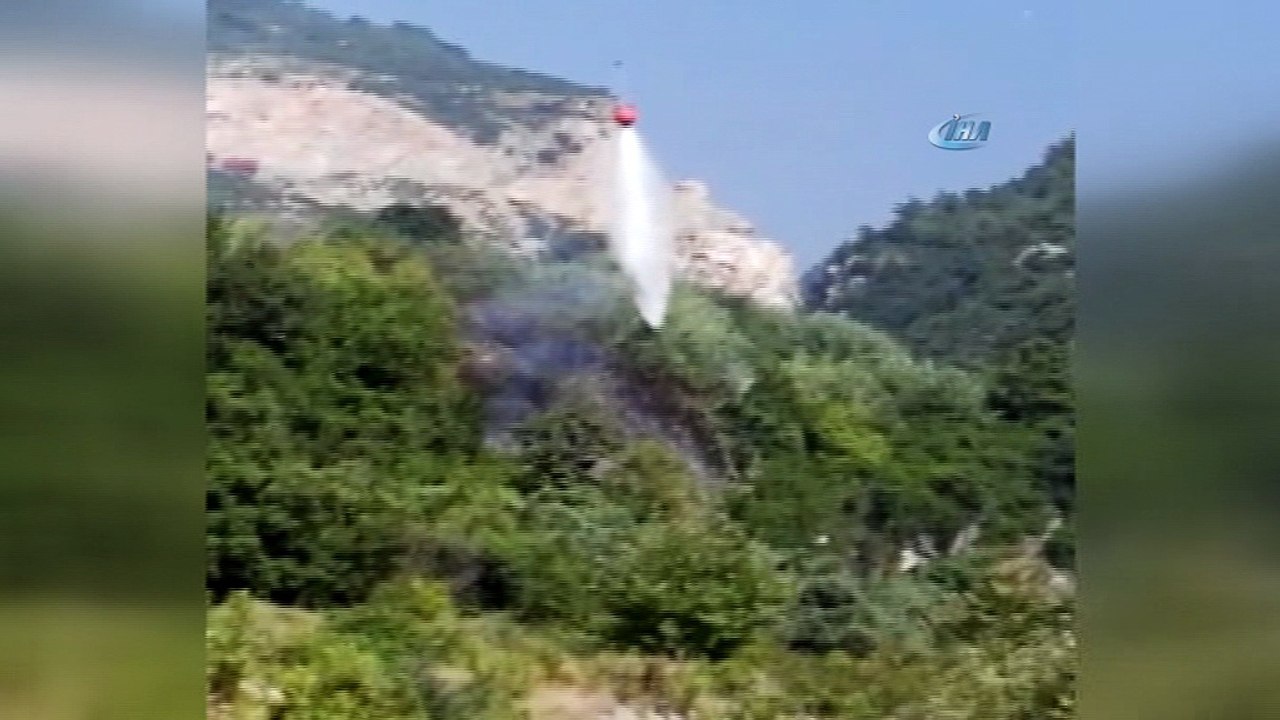 Amanos Dağları'nda orman yangını çıktı