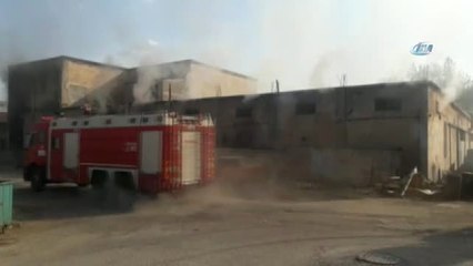 Kahramanmaraş'ta Pamuk Deposunda Yangın