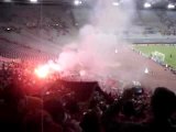 olympiakos fans singing Besiktas' melody (12bucugu bitirdik)