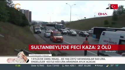 Sultanbeyli'de feci kaza: 2 ölü