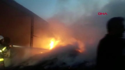 Kahramanmaraş Kereste Deposunda Yangın
