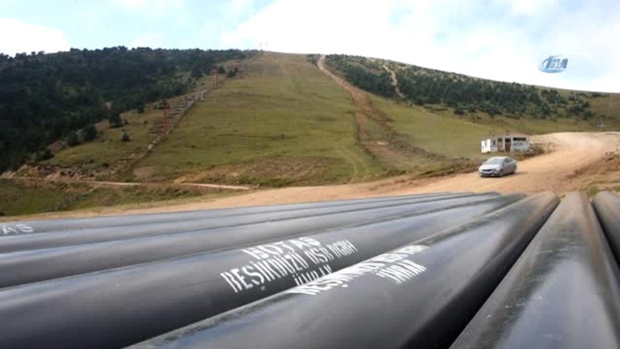 Zigana Kayak Merkezinin Kayak Pisti Doğalgaz Boru Hattı İçin Tahrip Edildi