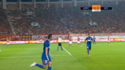 كرة قدم: الدوري الصيني الممتاز: غوانغزو إيفرغراندي 2-1 شنغهاي شينوا