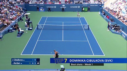 Tweener-lob, contournement du filet, contre-amortie : le Top 10 de la première semaine