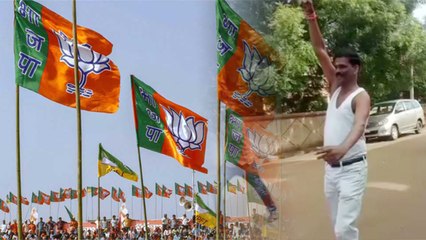 Karnataka : BJP Leader Veerappa ने Local Body Election में जीत के बाद उतारे कपड़े | वनइंडिया हिंदी