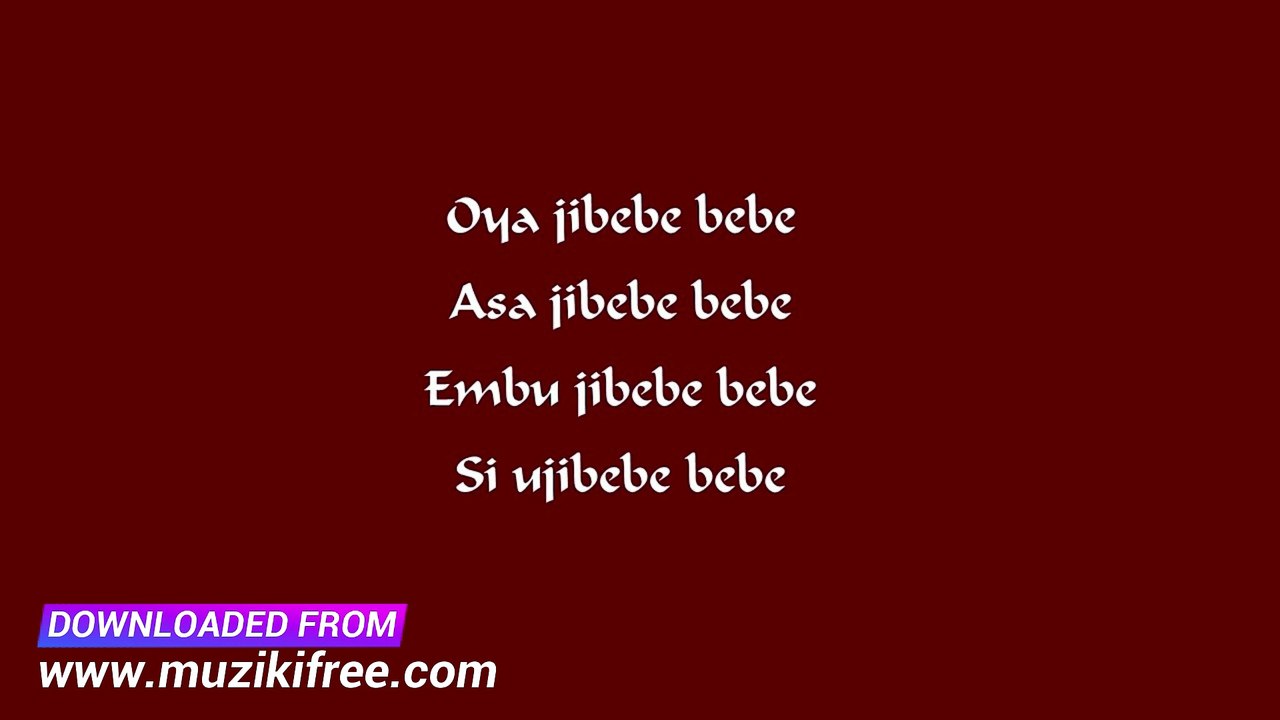 WCB Ft Diamond Platnumz, Lava Lava & Mbosso - Jibebe Lyrics