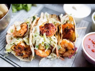 Receta de Fajitas con gambas