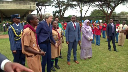 Theresa May dances (again) as she wraps up Africa trip