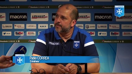 Conférence de presse de Pablo Correa avant AJA - SB29