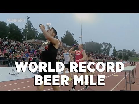 Récord del mundo Beer Mile