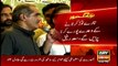 We know how to stage sit-in protests, still we do not mount on containers: Saad Rafique