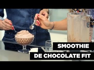 Cómo preparar un smoothie de chocolate fit