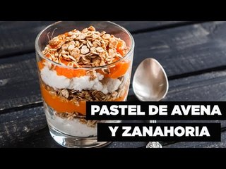 Pastel de avena y zanahoria para llevar
