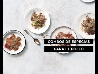 Combos de especias para preparar pollo