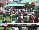 Kebakaran Hanguskan 10 Rumah di Asrama TNI