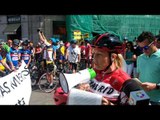 Concentración no más ciclistas atropellados