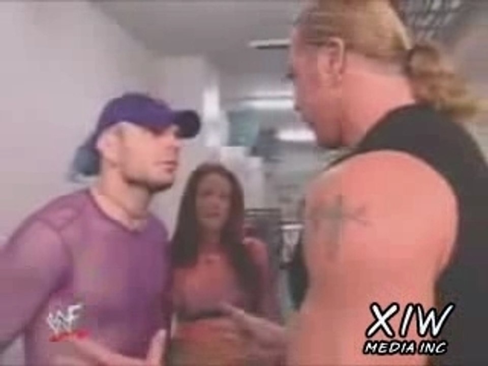 Test, Lita and Jeff Hardy backstage