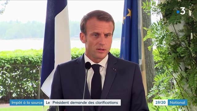 Impôt à la source : le président demande des clarifications