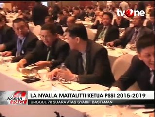 La Nyalla Mattalitti Terpilih Jadi Ketum Baru PSSI