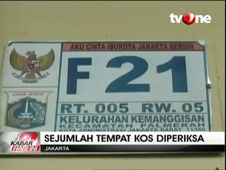 Satpol PP dan TNI Razia Kos-kosan di Palmerah