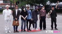 [Y영상] 방탄소년단, 글로벌 스타의 출근길 ‘뮤직뱅크 왔습니다’ / YTN