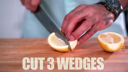 How to Cut Perfect Lemon Wedges in No Time at All