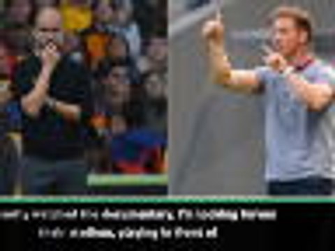 'Underdog' Nagelsmann delighted to draw idol Guardiola in the UCL
