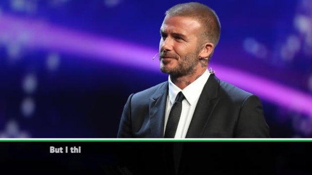 'Nice guy' Beckham deserving of recognition - van der Sar