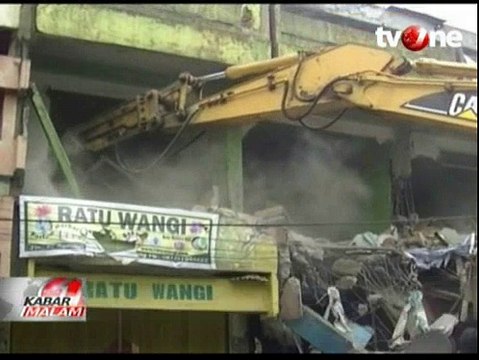Stasiun Tangerang Diperluas, Sejumlah Ruko Dibongkar